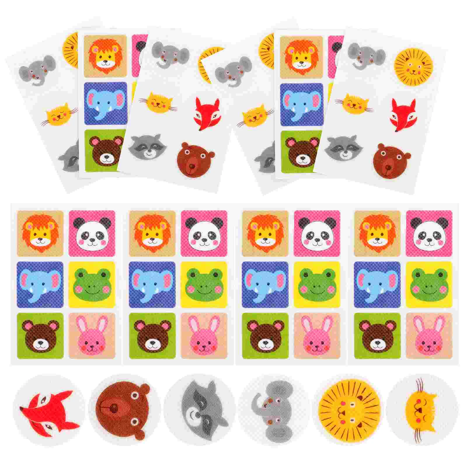 

10 Sheets Patches Cute Stickers for Kids
