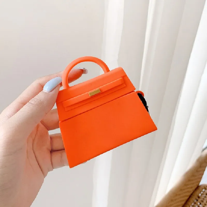 

3D Cartoon Lady Bag Anime Bear Cases For Apple AirPods 1 2 Pro Case Silicone Soft Wireless Bluetooth Earphone Shell Cover