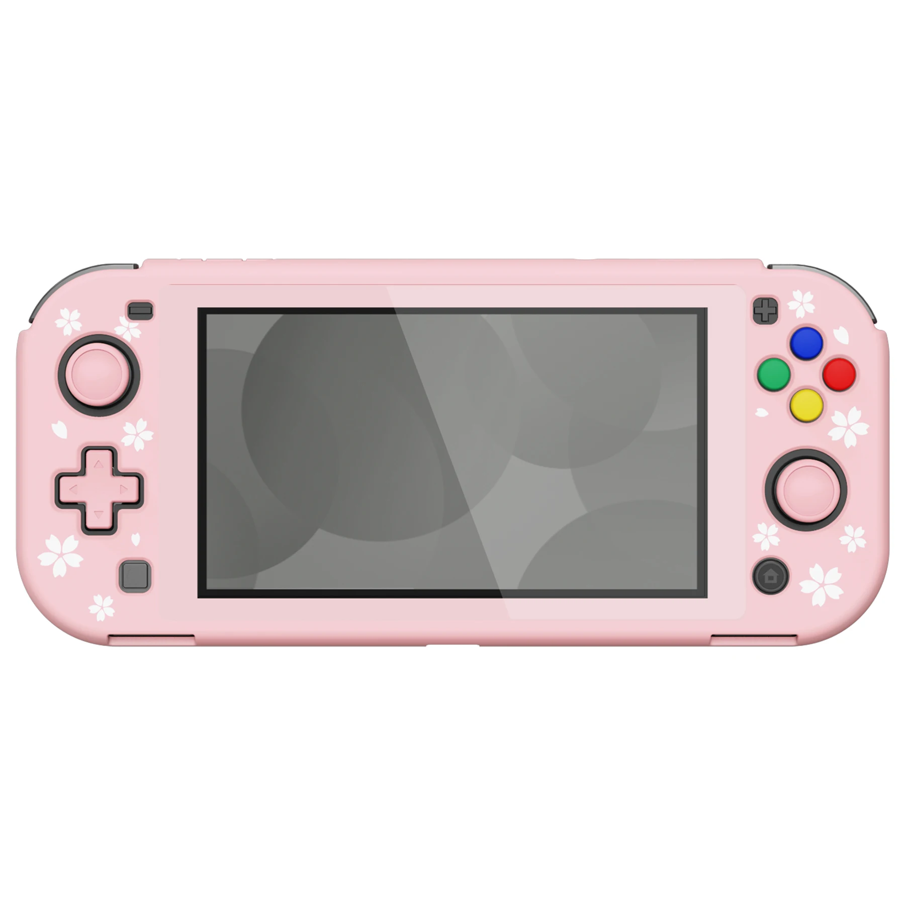 PlayVital ZealProtect Ergonomic Protective Case for Nintendo Switch Lite W/Screen Protector - Cherry Blossoms Petals