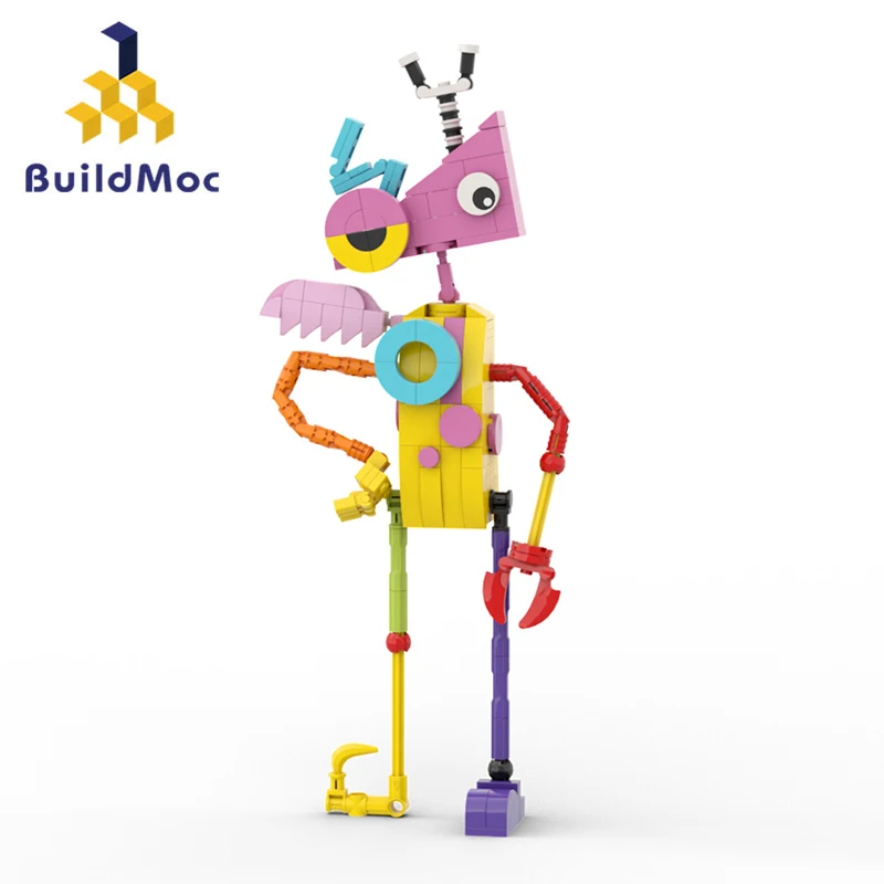 

BuildMoc The Amazing Digital Circus Cute Anime Zooble Building Blocks Characters Figures Toys For Children Kids Christmas Gifts