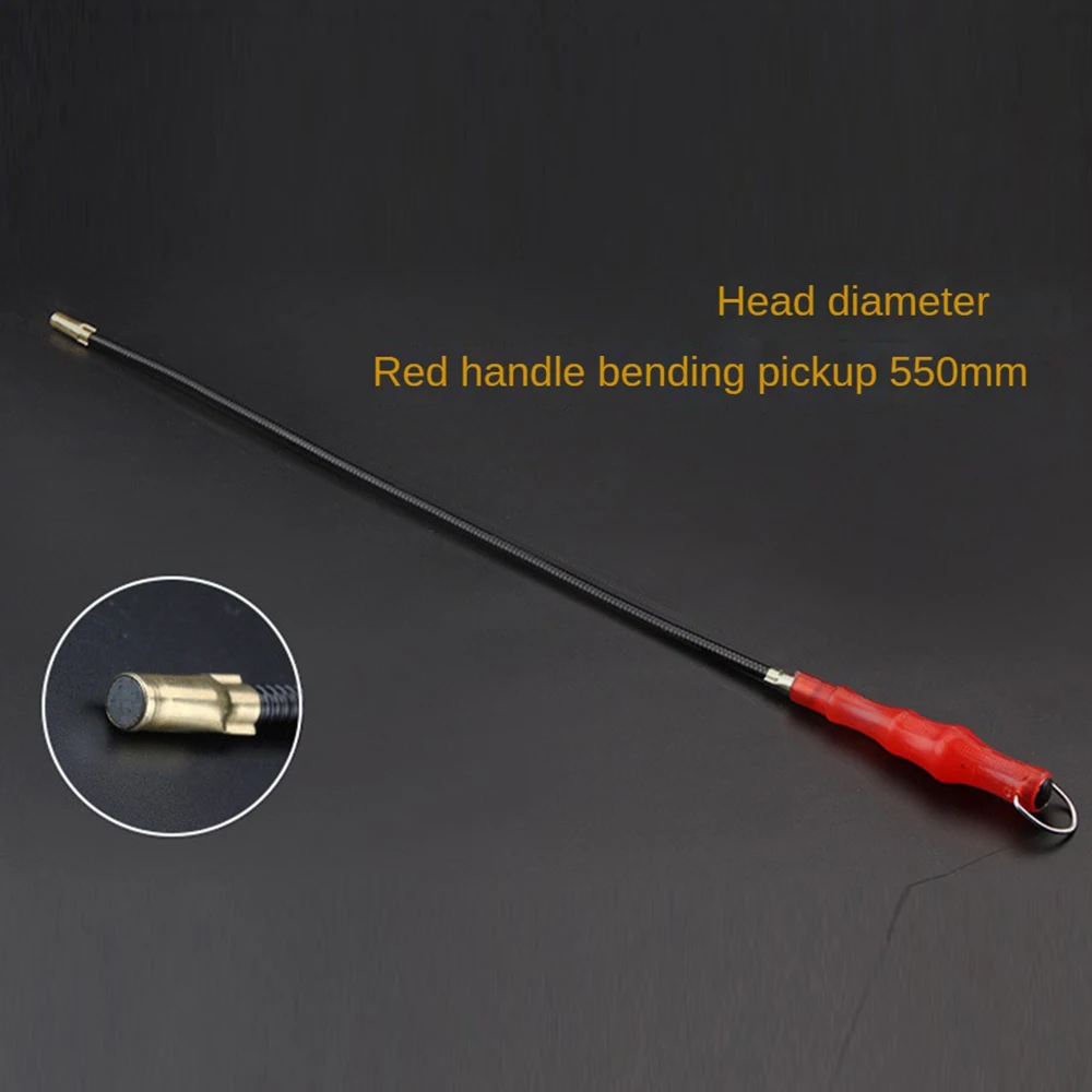 

Magnetic Claw Led Pickup Flexible Telescopic Strong Magnetic Hand Tool Spring Magnetic Suction Bar Handle Flexible Grabber