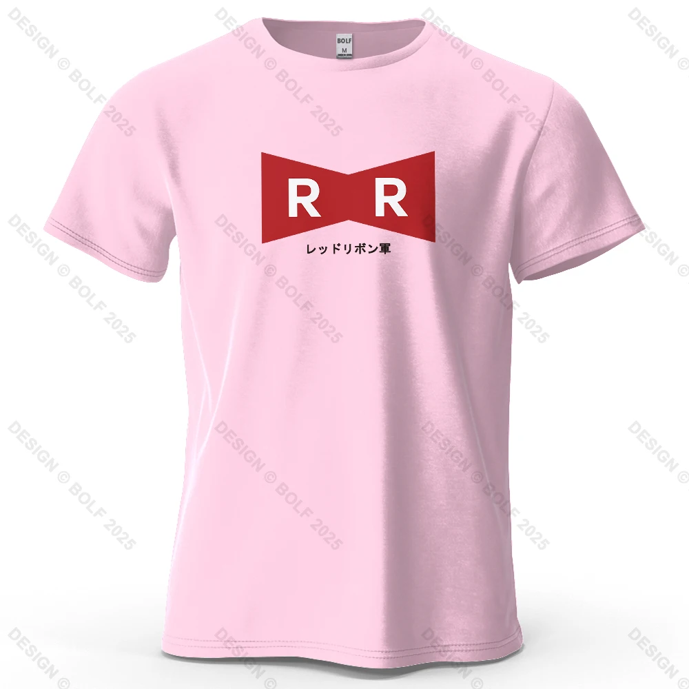 Red Ribbon Army Oversized Unisex Anime Graphic T-Shirt - 100% Cotton Casual Streetwear