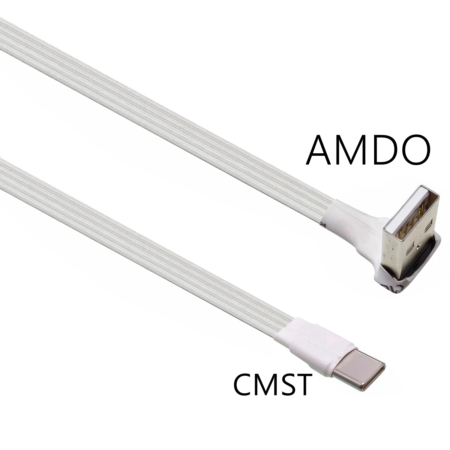 Reversible USB-C to USB 2.0 Right-Angle Data Cable