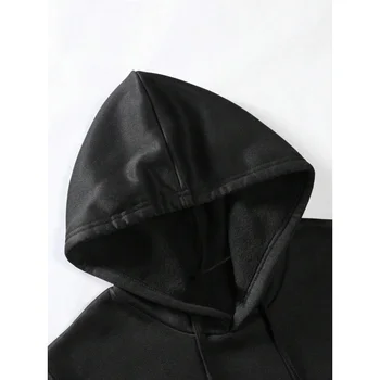 2025 موضة عالية الجودة مطبوعة هوديي ريترو كلاسيكي فضفاض مريح عادية البلوز 2