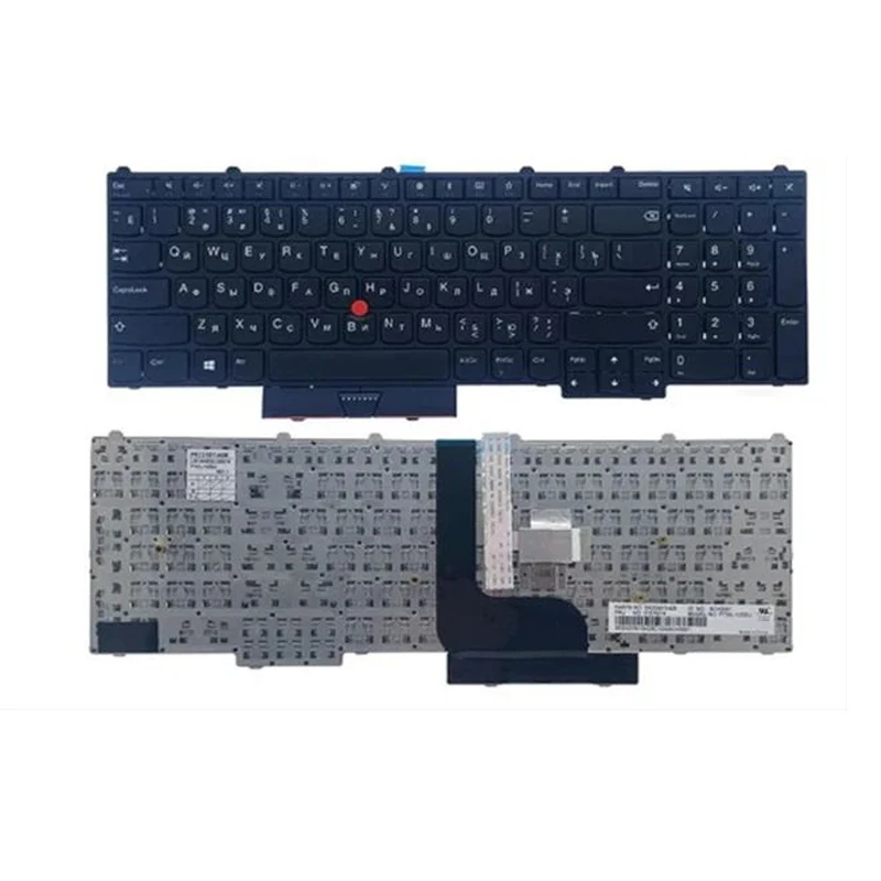 

Клавиатура для ноутбука Lenovo Thinkpad P50 P51 P70 P71 с русско-американской раскладкой и без подсветки