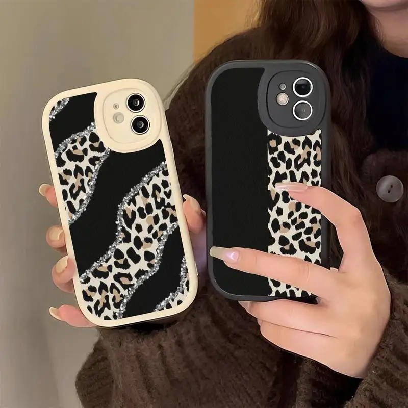 Custodia Per Telefono Leopardo Per IPhone 12 Mini 11 13 Pro - Foto 9
