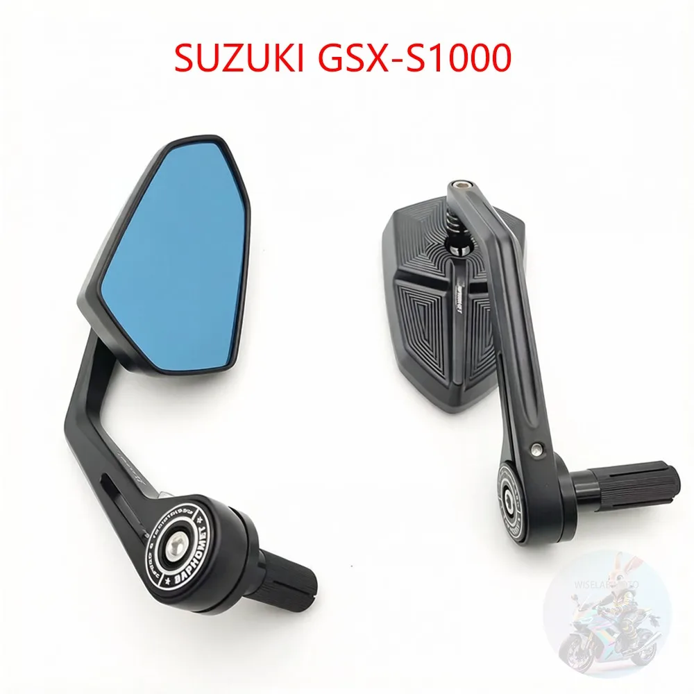 스즈키 GSX-S1000 GSX-S1000GT 범용 오토바이 7/8인치 22mm 핸들 바 엔드 백미러