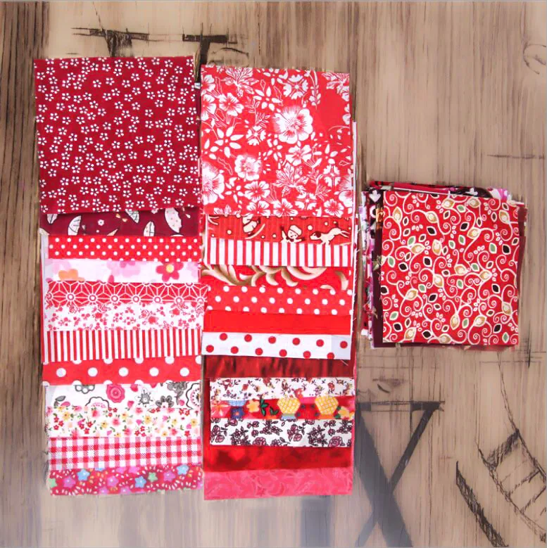 Tessuto di cotone patchwork, 8 pezzi, 50 cm x 40 cm, fai da te
