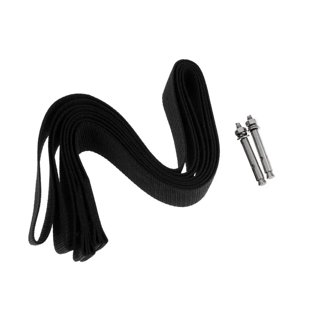 2Pcs Black 55mm Width Webbing Straps Surfboard Longboard Board Sling Wall Storage Keeper Surfing Accessories 2Pcs Black 55mm Width Webbing Straps Surfboard Longboard Board Sling Wall Storage Keeper Surfing Accessories