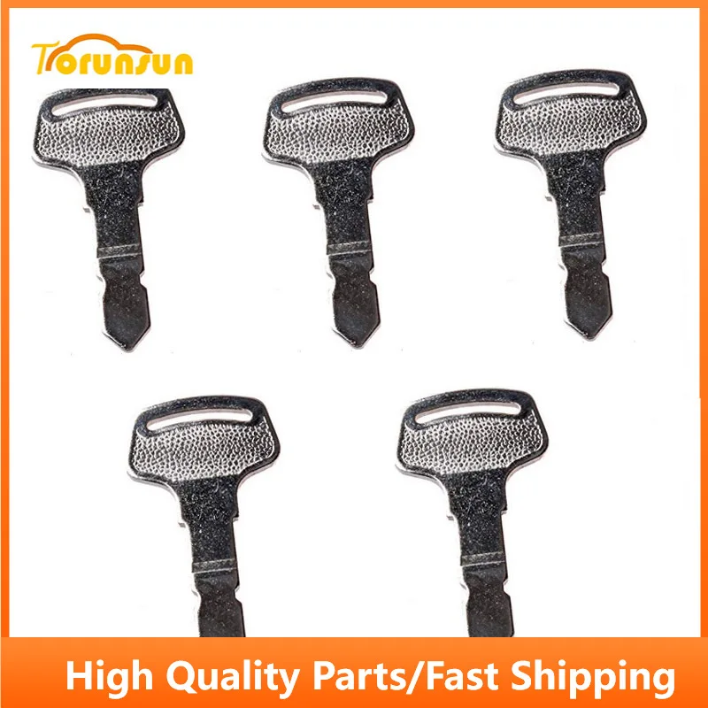 5pcs Ignition Key 15248-63700 6C040-55432 Replaces Fit for Kubota B Series Tractor
