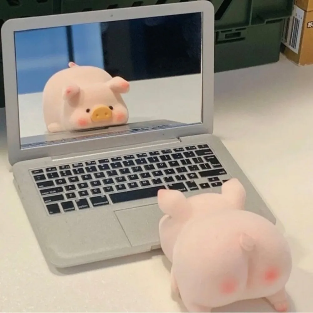 신형 휴대용 미니 컴퓨터 거울 고품질 노트북 모양 메이크업 거울 접이식 포켓 미러 뷰티