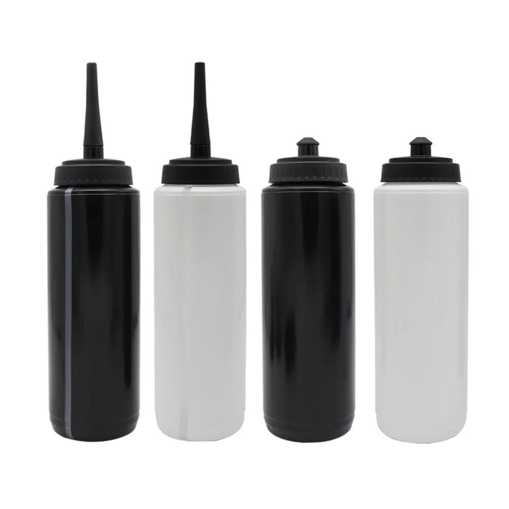 Sports Bottle Hockey Water Bottle 1000ML BPA Free Ice Hockey Equipment For Football Lacrosse Sports Gear Ice Hockey Bottle 6