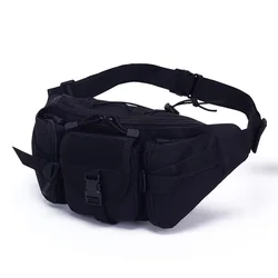 Premium Outdoor Sports Waist Pouch - Versatile Belt Bag for Camping, Hiking, Traveling, and Fishing (Black)