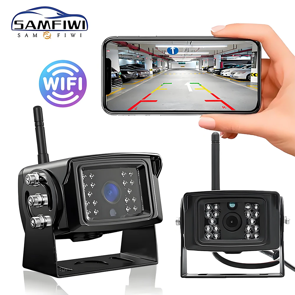 5G 와이파이 트럭 트레일러 버스 RV HD 720P 50M 무선 DVR 레코더 차..