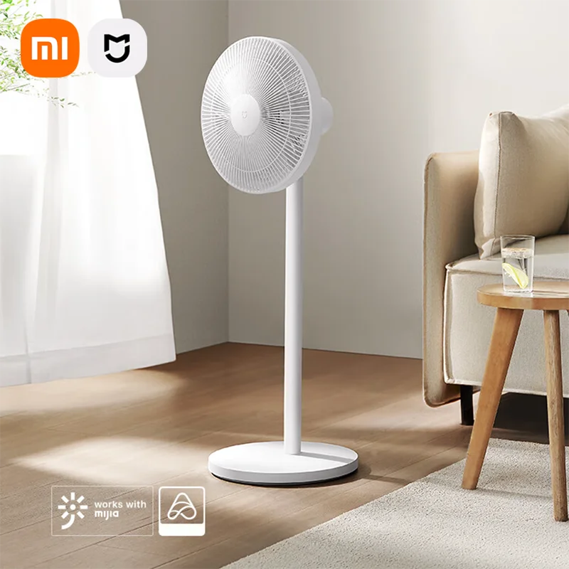 Wireless floor fan XIAOMI MIJIA smart DC standing fan 1X upgraded version for home electric floor fans 14M air supply distance APP remote control