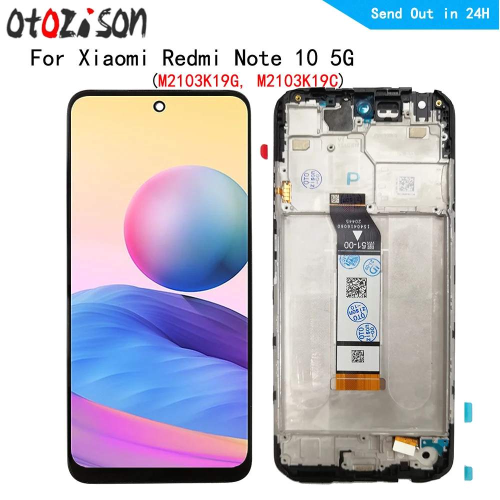6.5" IPS Screen For Xiaomi Redmi Note 10 5G M2103K19G, M2103K19C LCD ...