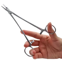 14/16/18cm Stainless Steel Hemostatic Clamp Forceps Straight/Elbow Tips Surgical Forceps Tool Hemostatic Forceps Pliers 2