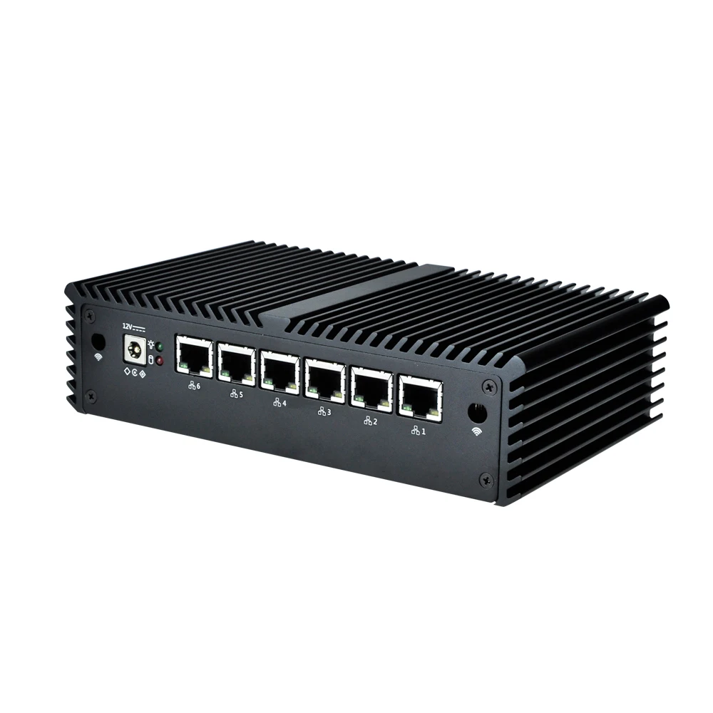 Qotom Mini PC Q500G6-S05 with Celeron Core i3 i5 i7 AES-NI 6 Gigabit NIC Router Firewall Computer 3