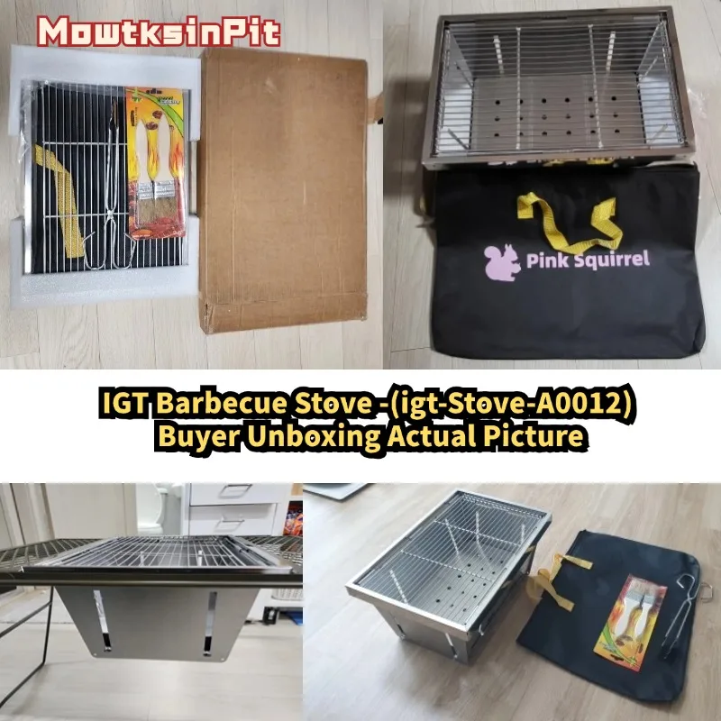 Folding Outdoor Firewood Stove for Camping & IGT Table 2