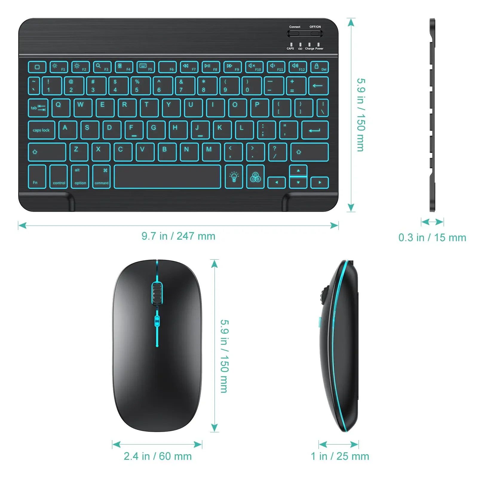 Backlight Wireless Keyboard for IPad Pro 11 12.9 13 M4 Air 11 13 M3 11th Gen 11inch Tablet Keyboard for IPad A16