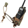 Outdoor Communication Radio Pouch BAOFENG/POFUNG UV5R UV82 Radio Pouch Hunting Tactical Molle Intercom Pouch Walkie Talkie Bag 4