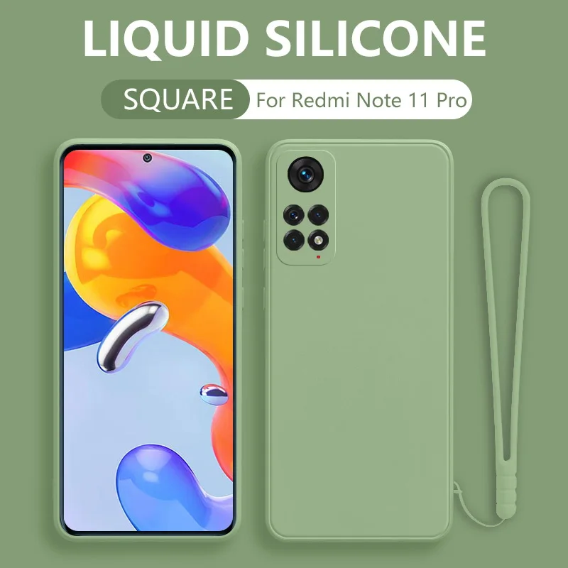 Carcasă din silicon lichid pentru Xiaomi Redmi Note 11 10 9 Pro 11s 10s 9s 11E 11T Poco F3 X3 M3 M4 Pro Mi 11 Lite 5G NE_voghion.com