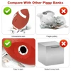 Football Piggy Bank Football Coin Bank Shatterproof Rugby Saving Bank Unbreakable Money Saving Box for Desk Decor 5