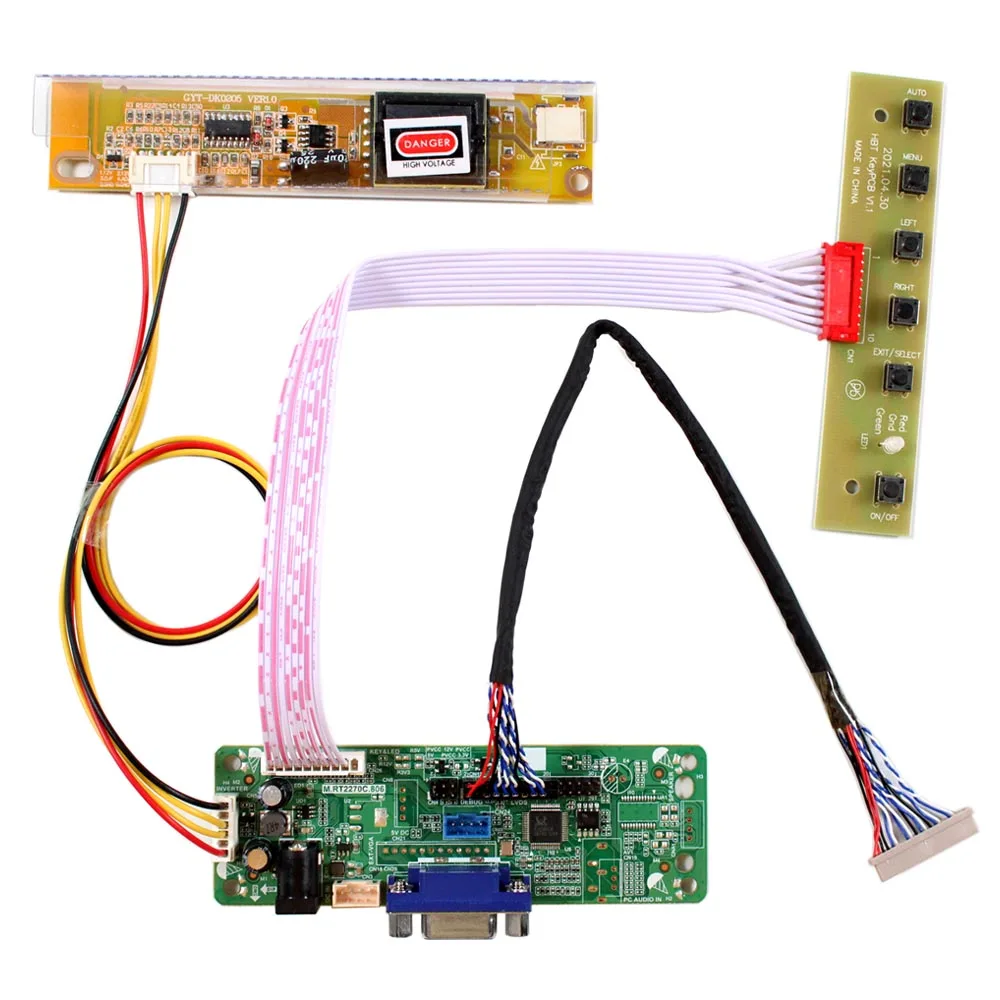 

VGA-вход, singal LCD-контроллер, панель для 13,3 дюймов, Φ 1024x76 8, ЖК-панель