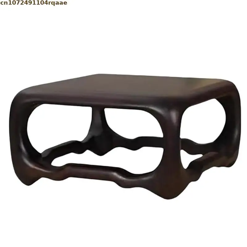 

Higher-end Wooden Miniature Table Crafts Tea Sets Pedestal Figurines Vase Flower Pot Sorting Table Stand Standing Flower Base