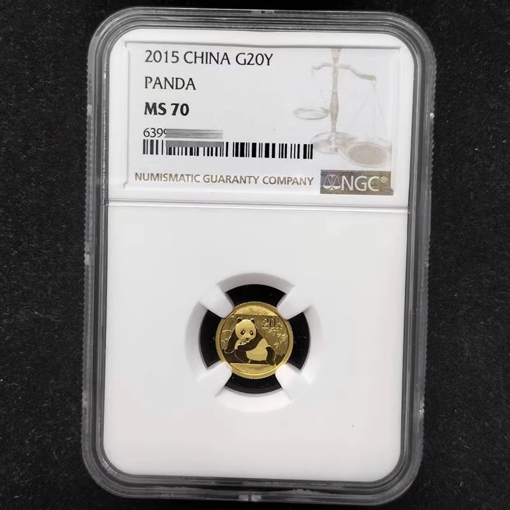 

2015 China Panda Gold Commemorative Coin/Bullion Real Original 1/20 Oz Au.999 20 Yuan NGC MS70 UNC Perfect