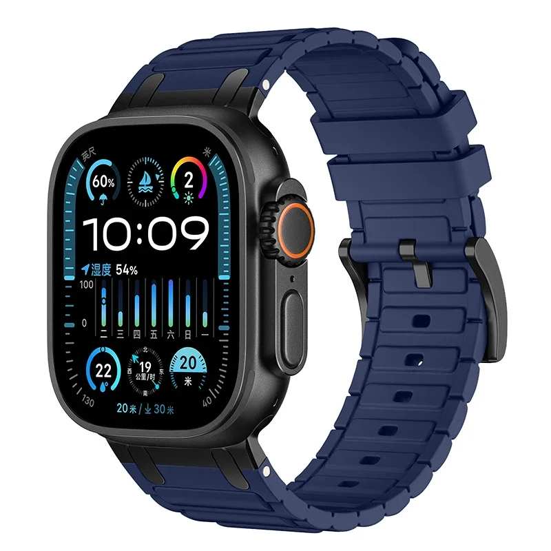 Enhanced Silicone Strap with Modified Metal Integration
