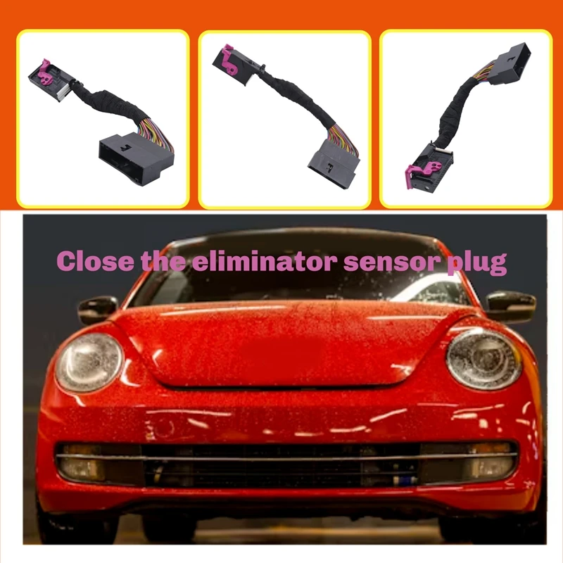 Car Auto Stop Start Engine Canceller Sensor Plug for VW Golf 8-LHD
