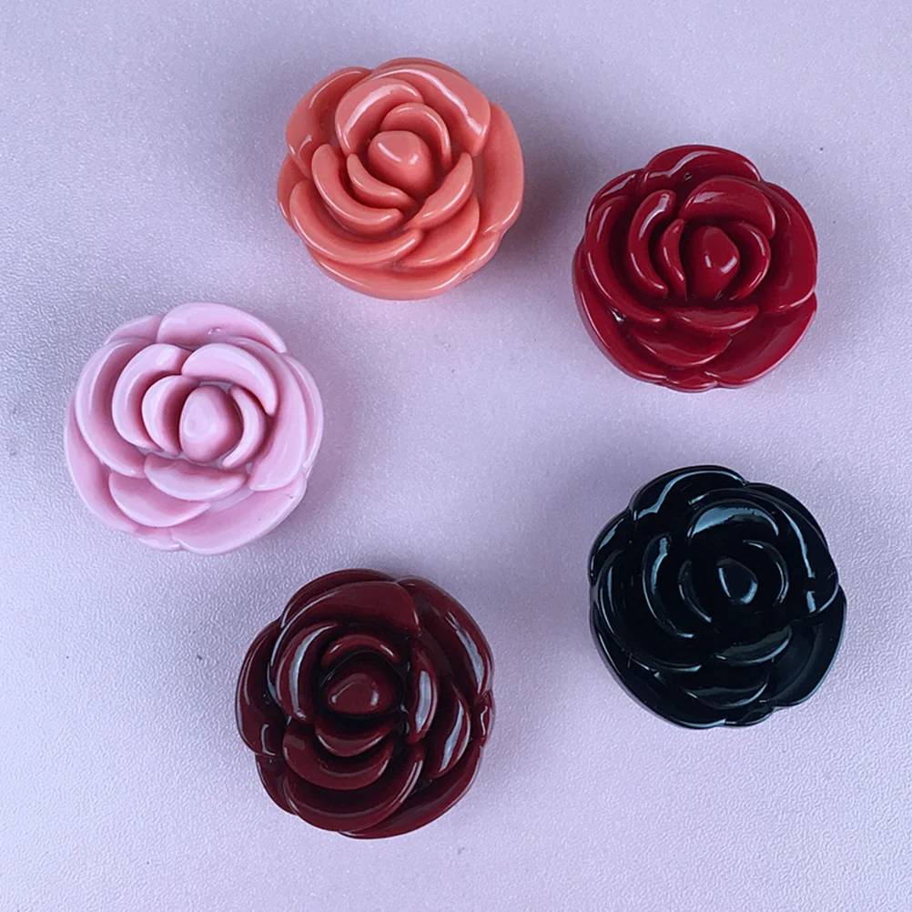 

6PCS Packaging Supplies Packaging Lovely Empty Flower Shape Refillable Container Case for Beauty Lipstick Lip Balm