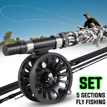 Carbon Fiber Fly Fishing Rod Combo 1
