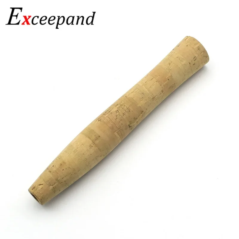Exceepand 경량 A 등급 순수 코르크 플라이 낚싯대 핸들 그립, 분할 후면 DIY, 로드 빌딩 교체 또는 수리용