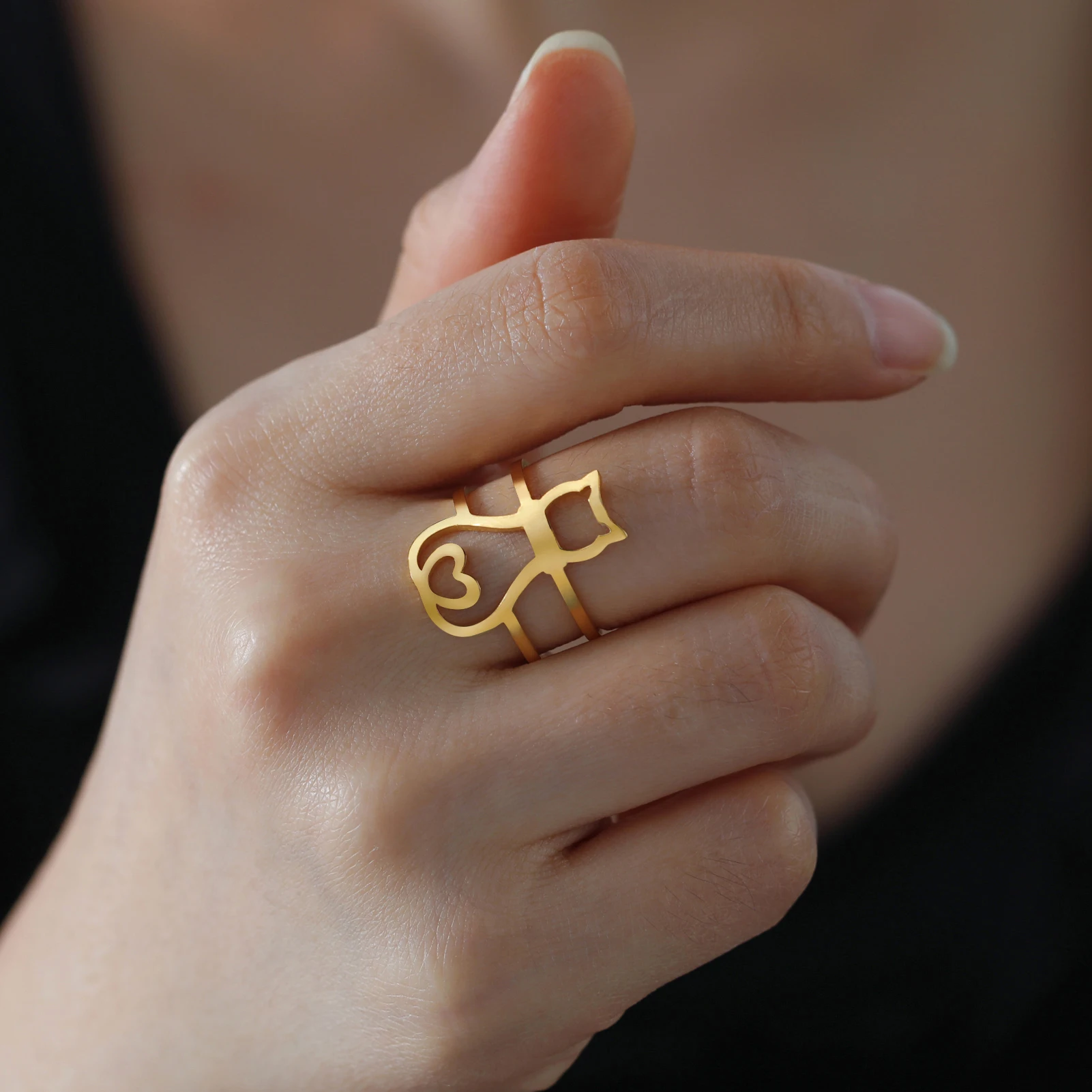 Cute_Moon_Cat_Kitten_Adjustable_Rings_for_Women_Stainless_Steel_Animal_Pet_Open_Ring_Jewelry_-_PeticaDeals