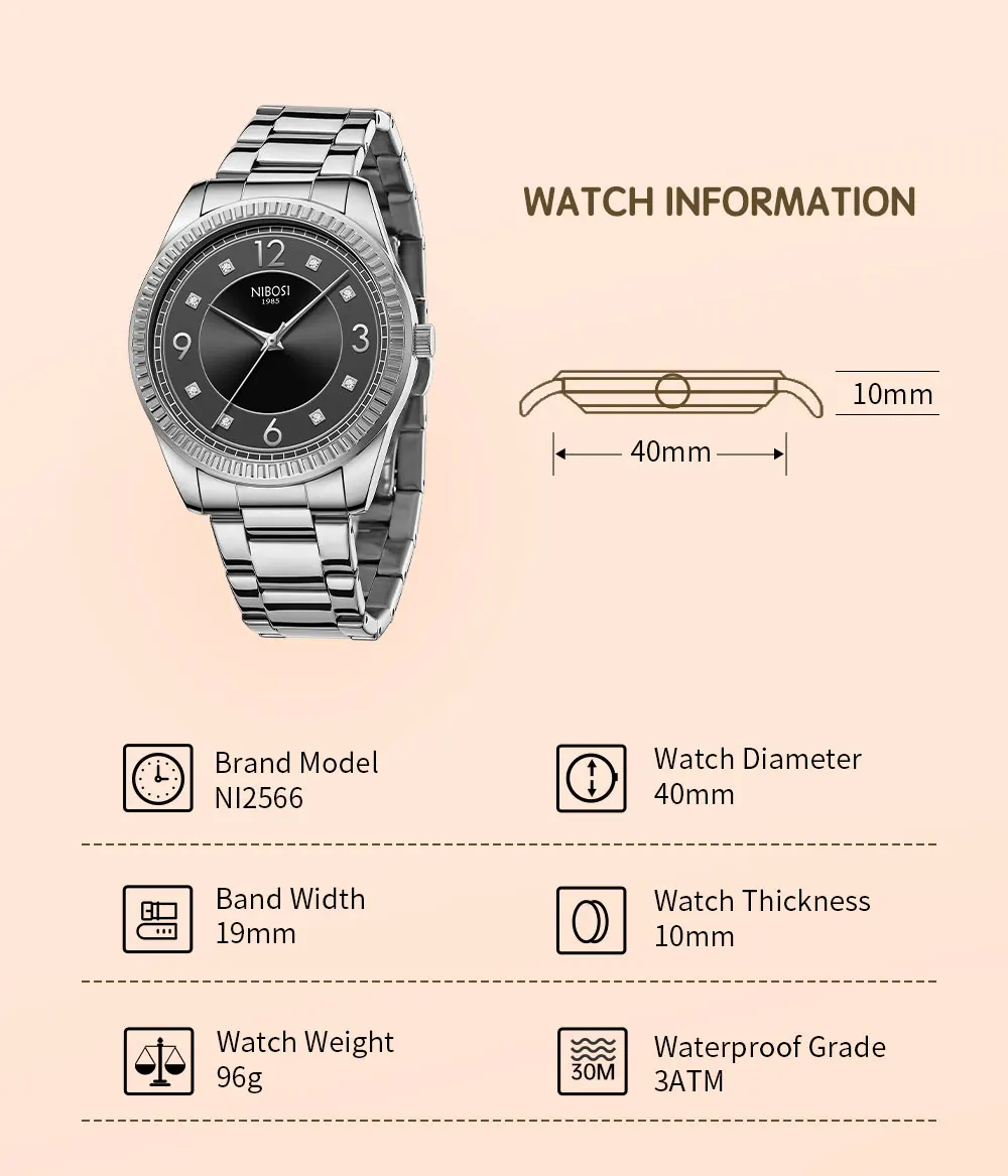 Luxury Men Women Watch Gold White Quartz Wrist Watch Stainless Steel Couples Clock Casual Waterproof Mens Watches_voghion.com