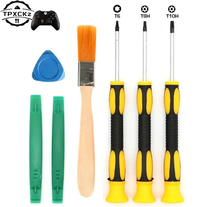 X Box One 360/PS4 용 DIY 수공구, 스크루드라이버 수리 도구 키트, 설치 및 개방 도구 키트, T6 T8 T10, 1 세트