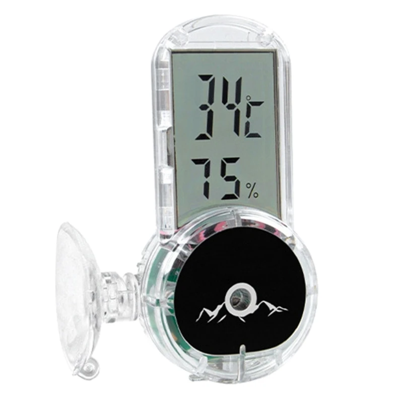 

Humidity Temperature Gauge Digital Reptiles Tanks LCD Thermometer Hygrometer