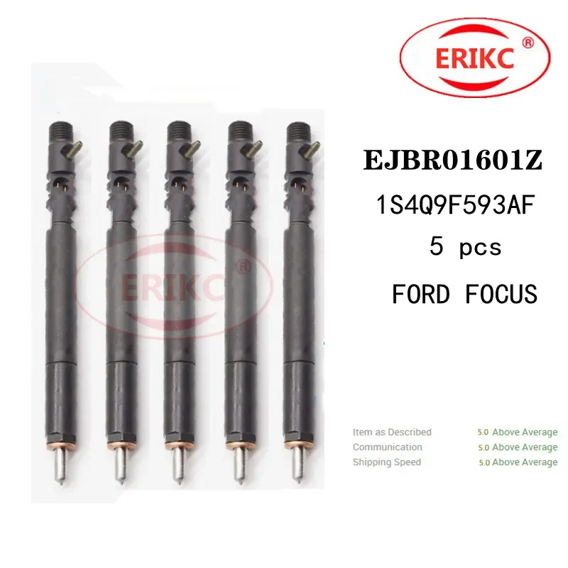 

ERIKC 5 шт., EJBR01601Z 1S4Q9F593AF, инжектор для обычной топливной системы EJBR 016 01Z для Euro 3 FORD FOCUS