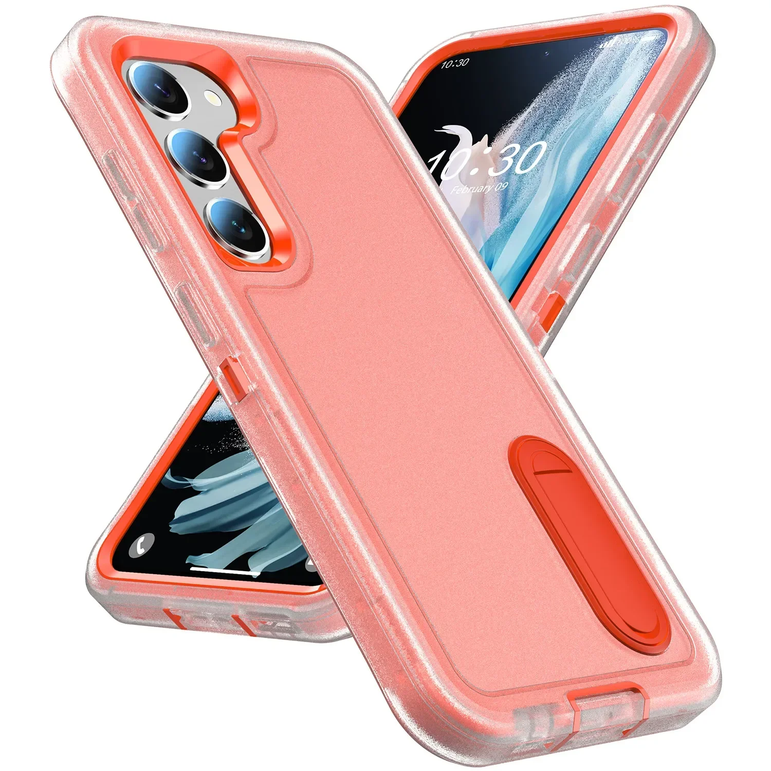 Rugged Dual Layer Anti-Slip Phone Case with Shockproof Protection