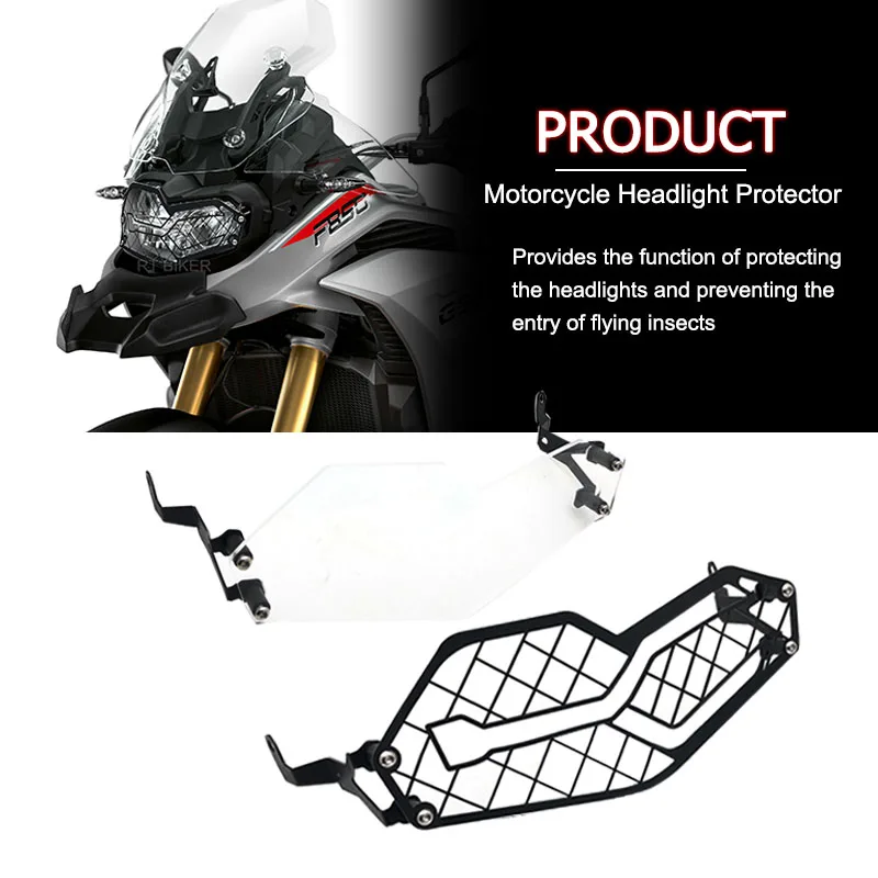 F850GS F750GS Headlight Guard Grille Grill Cover Protector For BMW F850 GS F750 GS F 750 GS 2018 2019 2020 2021 2022 Motorcycle