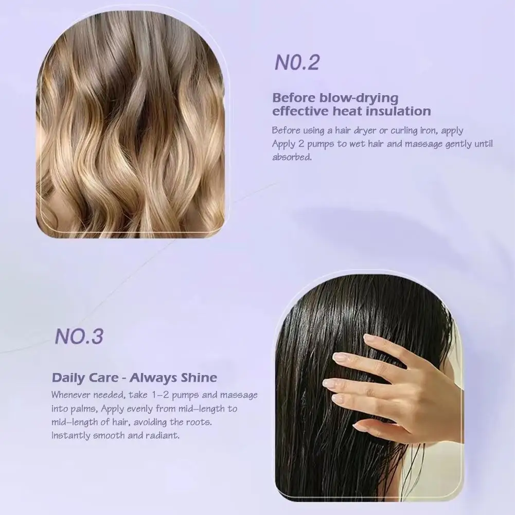 NEW High-end Long-Lasting Lightweight Hair Soft Essential Oil Spray 100ml Hair Oil Sheen Moisturizing Nourishing Spray
