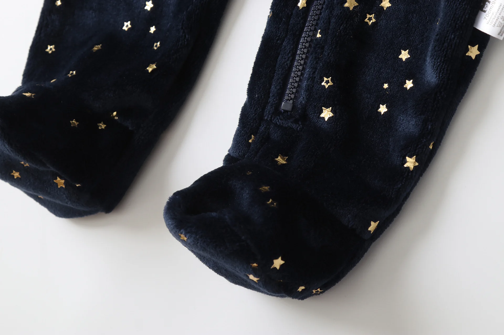 AYNIGIELL Stern Druck Herbst/Winter Mit Kapuze Overall 0-12 Monate Baby Jungen Mädchen Strampler Kleinkind Kinder Overall Baby kleidung – Detail 33