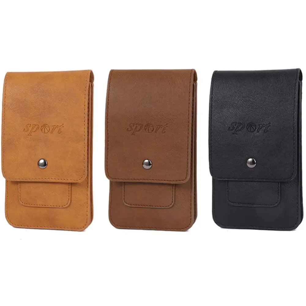 Spacious Universal Mobile Phone Holster with Metal Buckle and Belt Clip