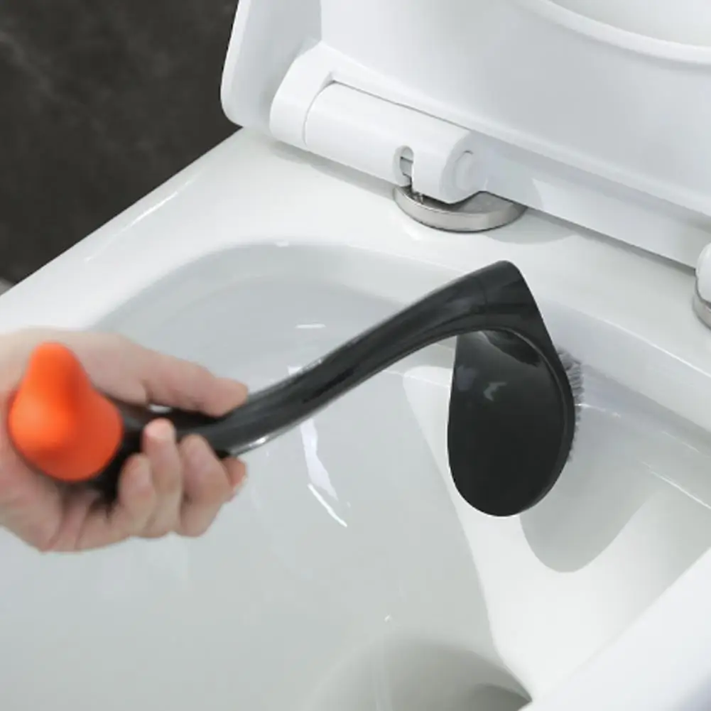 1Pc Toilet Brush Set with Ventilated Base Swan Shape Cleaning Brush for Powerful Scrubbing Bathroom Scrubber Cleaning Tool