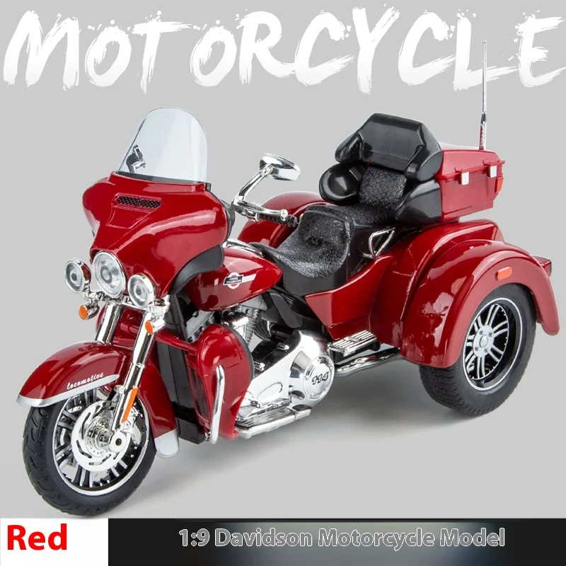 1:9 Harley Davidson TRI GLIDE ULTRA Luxury Tricycle Alloy Diecast