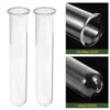 4 Pcs Hydroponic Test Tube Vase Terrarium Plant Propagation Tubes Flower Mini Vases Transparent Glass Flowers 4