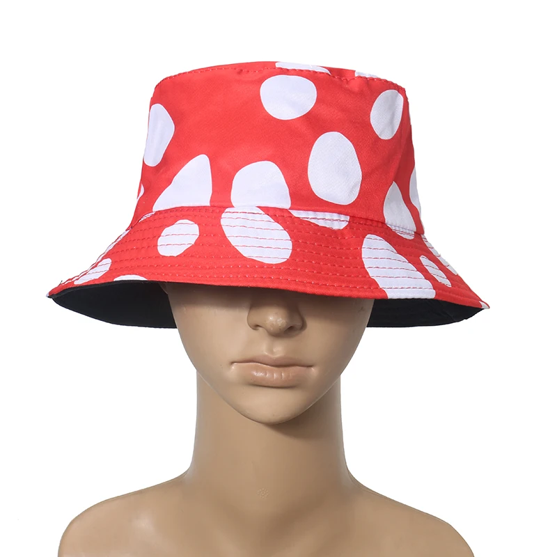 Polka Dot Bucket Hat for Girls Boys Cotton Casual Flat Panama for Girls  Bucket Hat Kids Yellow Red White Beige 2019 Sun Hat Kids - AliExpress