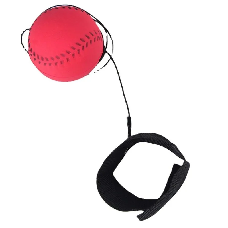 Returned Balls Wrist Elastic Ball Wrist Return Ball Hand Throw Back Exercise Coordination Gift Diameter 6cm 1pc